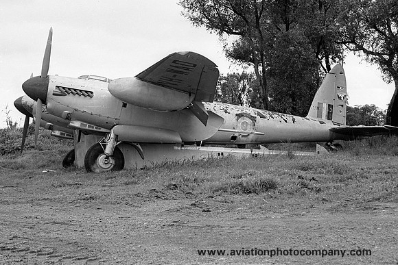 De Havilland DH.98 Mosquito FB Mk.40 VH-WAD stored at Perth IAP