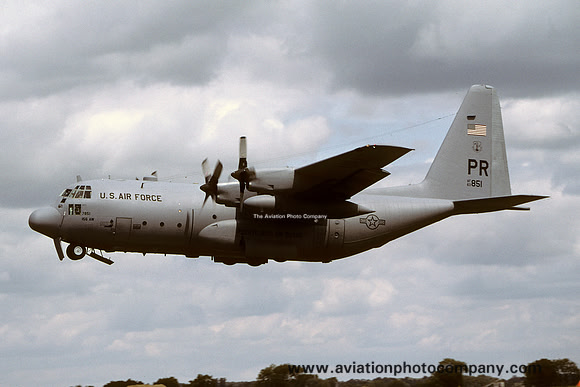 USAF Puerto Rico ANG 198 AS Lockheed C-130E Hercules 63-7851/PR at RIAT Fairford (2004)