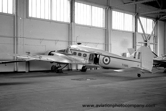 RAF Transport Command Avro Anson C.19 TX186 (1965)