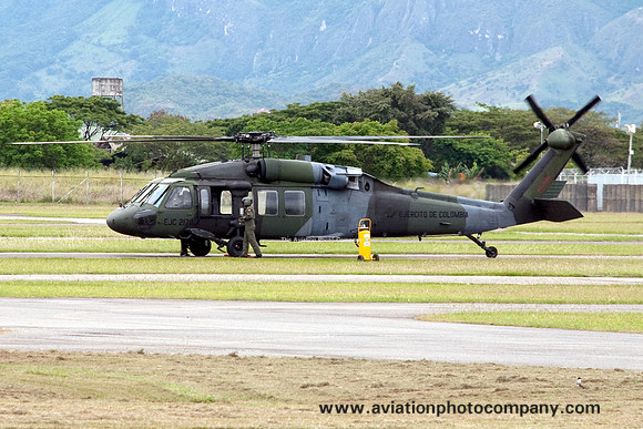 Colombian Army BAAV 2 Sikorsky UH-60L EJC2170 at Tolemaida (2013)