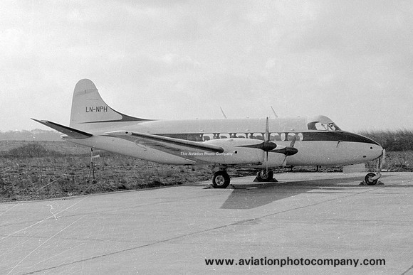 Nor Flyselskap De Havilland Heron 2D LN-NPH (1968)