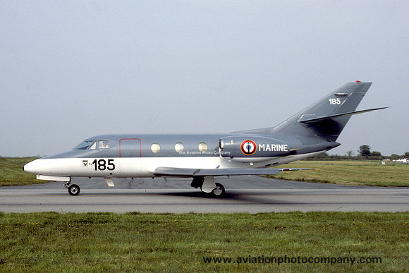 French Navy 57S Dassault Falcon 10MER 185 (1986)
