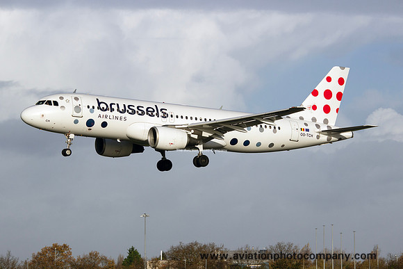 Brussels Airlines Airbus A320-214 OO-TCH at Manchester (2024)