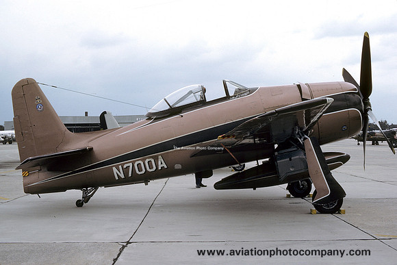 Grumman F8F Bearcat N700A at NAS Atlanta (1975)