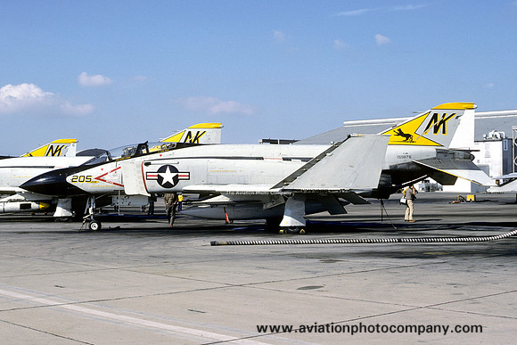 US Navy VF-21 McDonnell F-4S Phantom 155878/NK-205 (1981)