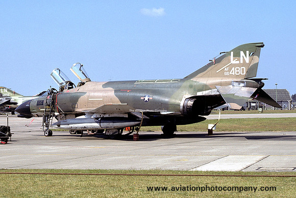 USAF 48th TFW McDonnell F-4D Phantom 66-7480/LN (1975)