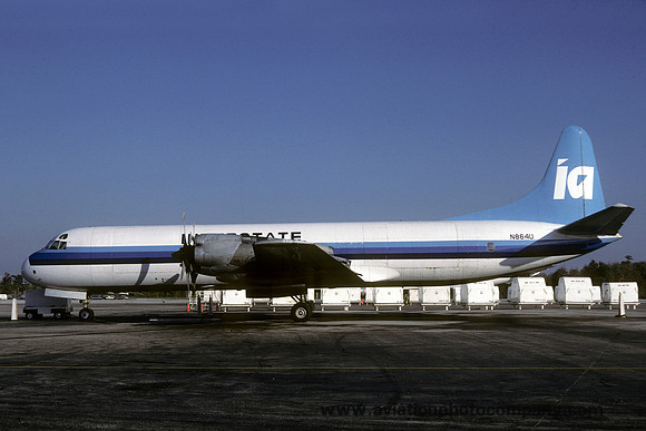 Interstate Airlines Lockheed Electra N864U (1987)