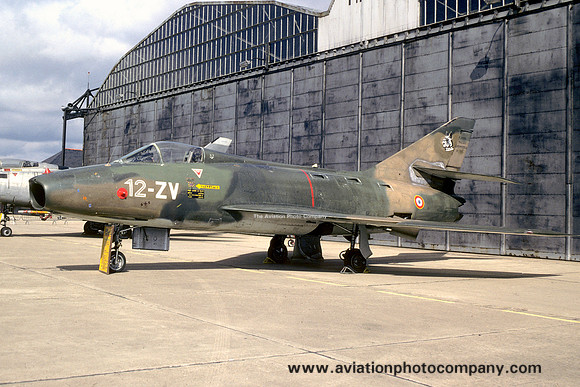 French Air Force EC3/12 Dassault Super Mystere B.2 91/12-ZV (1975)