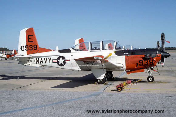 US Navy TAW-5 Beech T-34C Turbo Mentor 160939/E (1984)