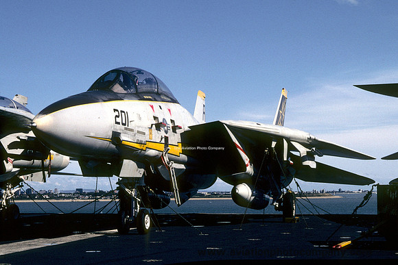 US Navy VF-33 Grumman F-14A Tomcat 159428/AB-201 onboard USS America (1982)