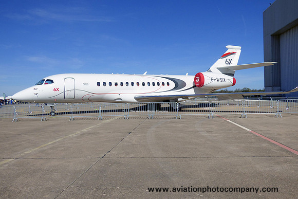 Dassault Falcon 6X F-WSIX at Istres (2024)