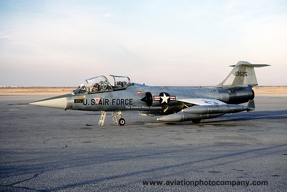 USAF 58 TTW Lockheed TF-104G Starfighter 66-13625 (1980)