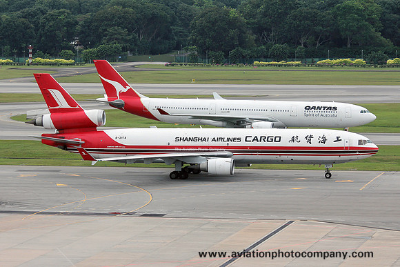 Shanghai Airlines Cargo McDonnell Douglas MD-11F B-2178 at Singapore (2012)