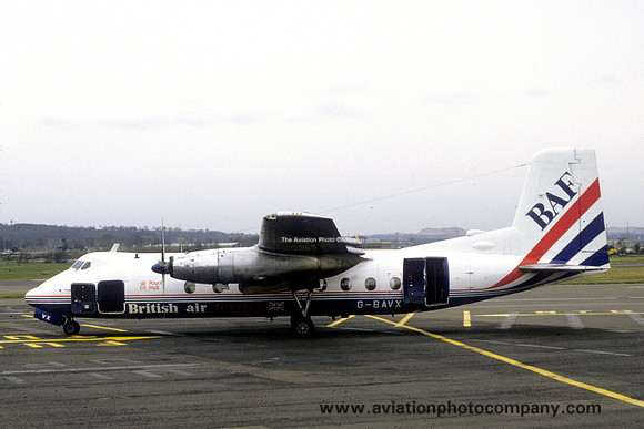 British Air Ferries Handley Page Herald G-BAVX (1984)