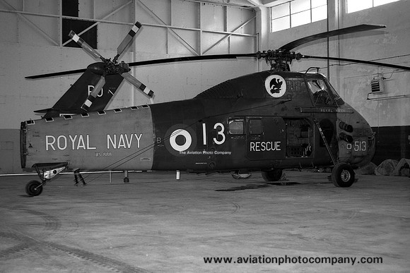 Royal Navy Westland Wessex HAS.1 XS888 stored at Wroughton (1976)