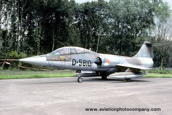 Dutch Air Force Lockheed TF-104G Starfighter D-5810 (1987)