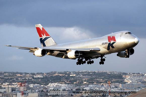 MK Airlines Boeing 747-2R7F(SCD) G-MKGA at Malta Luqa IAP (2008)