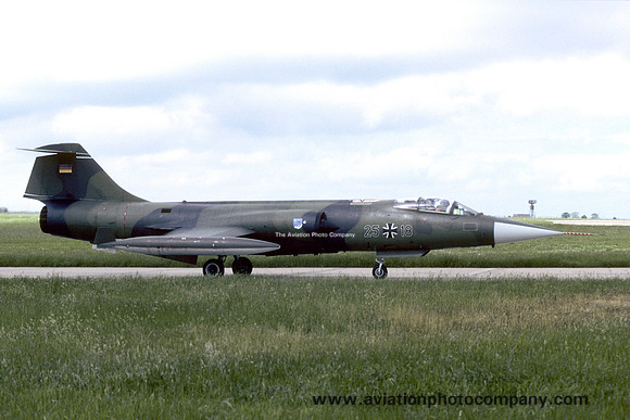 German Air Force JBG34 Lockheed F-104G Starfighter 25+18 (1987)