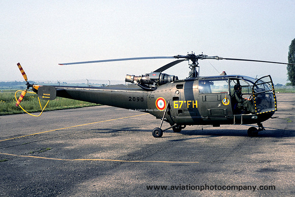 French Air Force EH67 Sud Alouette III 2090/67-FH (1978)