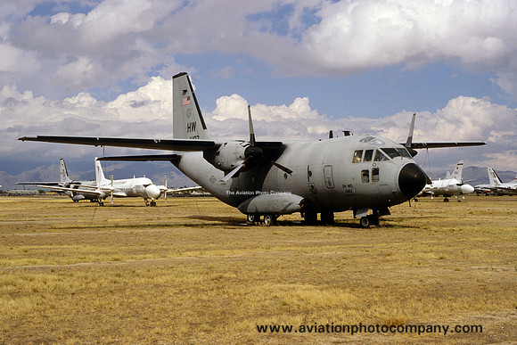 USAF 24 WG Aeritalia C-27A 91-0107/HW at AMARC Davis Monthan (2000)