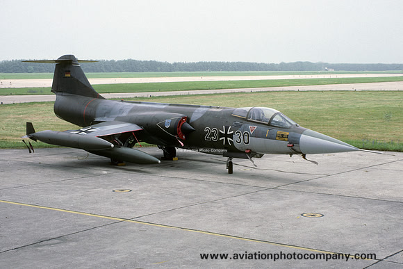 German Air Force JBG34 Lockheed F-104G Starfighter 23+30 (1987)