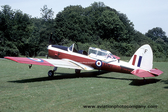 Army Air Corps DHC-1 Chipmunk T.10 WG323 at Middle Wallop (1994)