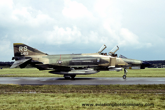 USAF 86 TFW 512 TFS McDonnell F-4E Phantom 68-0413/RS (1980)