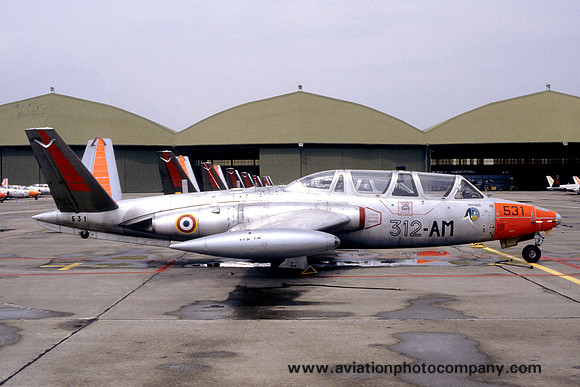 French Air Force GI312 Fouga CM.170 Magister 531/312-AM (1986)