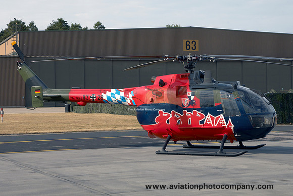 German Army KHR26 MBB Bo105P 87+28 at Roth AB Open Day (2013)