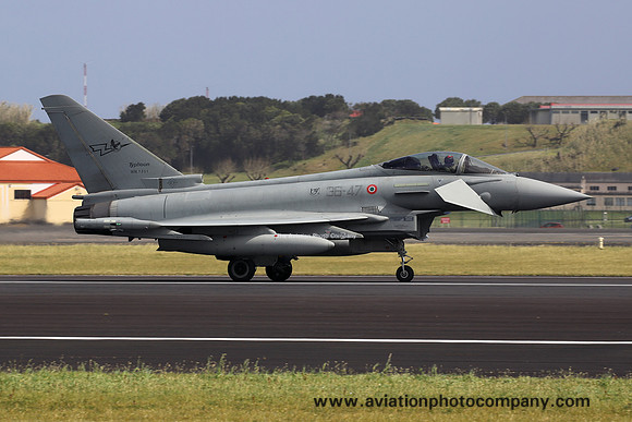 Italian Air Force 36 Stormo Eurofighter F-2000A MM7331/36-47 at Lajes (2024)