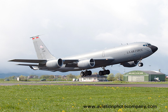 USAF Ohio ANG 121 ARW Boeing KC-135R 57-1486 at NATO Tiger Meet 2012 Orland, Norway