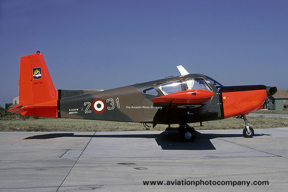 Italian Air Force 2 Stormo SIAI S-208M MM61941/2-31 (1986)