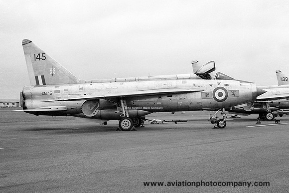 RAF Leuchars TFF English Electric Lightning F.1 XM145 (1971)