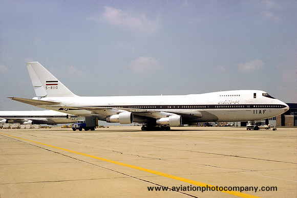 Iranian Air Force Boeing 747-100 5-8110 (1977)