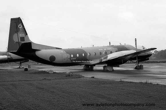 RAF 46 Squadron Avro Andover C.1 XS600 stored at Kemble (1976)