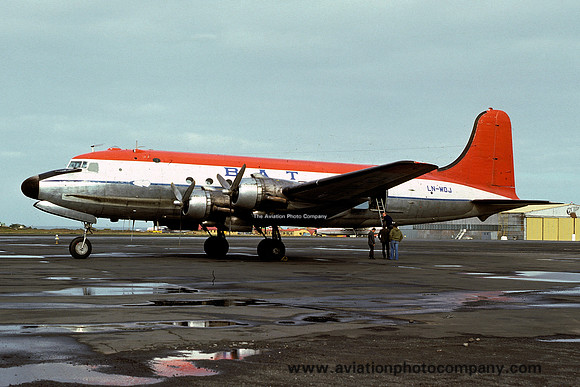 Bergen Air Transport Douglas C-54 LN-MOJ (1976)