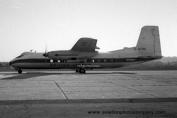 British United Airways Handley Page Herald G-ATHE