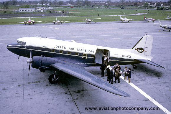 Delta Air Transport Douglas C-47A Dakota OO-VDF (1969)