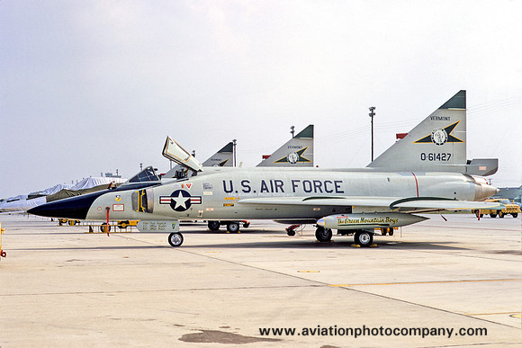 USAF Vermont ANG 134 FIS Convair F-102A Delta Dagger 56-1427 (1972)