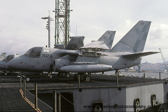 US Navy VS-32 Lockheed S-3B Viking 159388/AB-707 on board USS Theodore Roosevelt (2002)