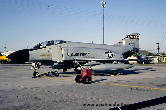 USAF North Dakota ANG 178 FIS McDonnell F-4D Phantom 64-0975 at Tyndall AFB (1982)