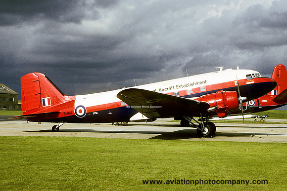 RAE Douglas C-47 Dakota ZA947 at Boscombe Down (1988)