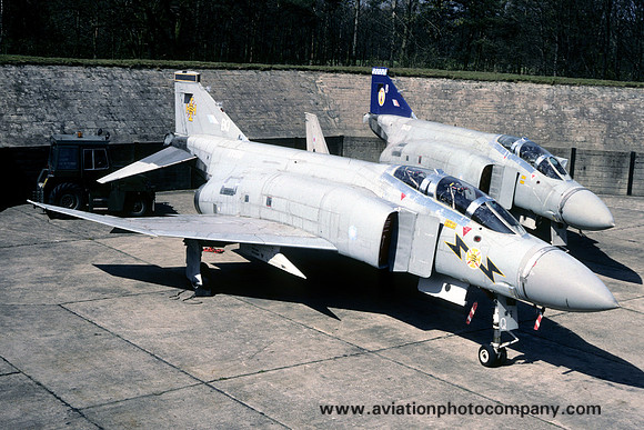 RAF McDonnell F-4K Phantom FG.1 XV569/BQ at RAF Wildernath (1991)