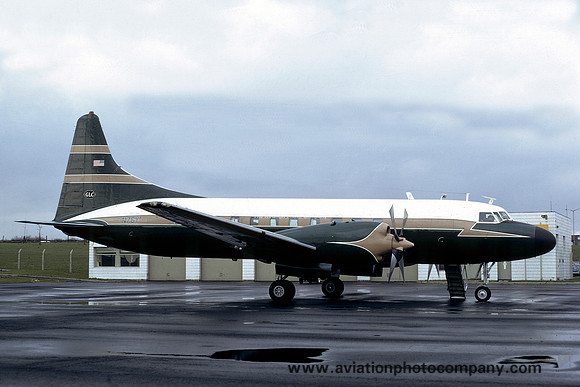 Great Lakes Carbon Corporation Convair 580 N76Y at Newcastle (1975)
