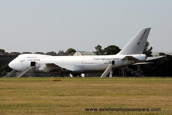 Land Rover Sport Boeing 747-200F G-MKCA at Kemble (2013)