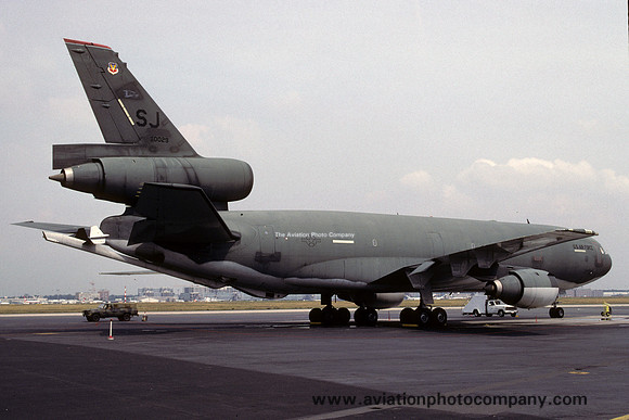 USAF 4 WG Douglas KC-10A Extender 86-0029/SJ at Rhein Main (1992)