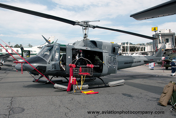 Colombian Navy Bell 212 ARC212 at Rionegro (2013)