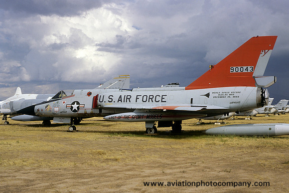 USAF Convair QF-106A Delta Dart 59-0043 at AMARC Davis Monthan (2000)