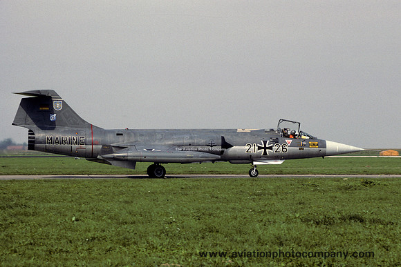 German Navy MFG2/LVR1 Lockheed F-104G Starfighter 21+26 (1986)