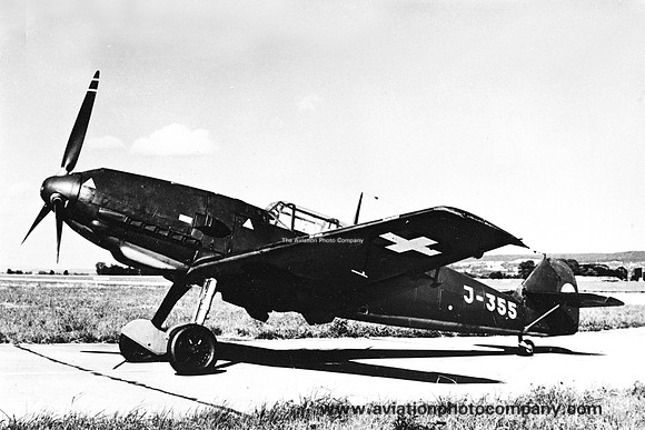 Swiss Air Force Messerschmitt Bf109E J-355